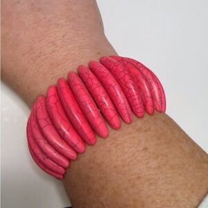 Pink Beaded Bracelet